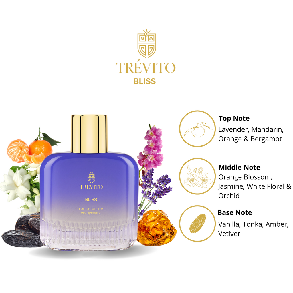 TRÉVITO Bliss Perfume For Women (EDP) 100ml