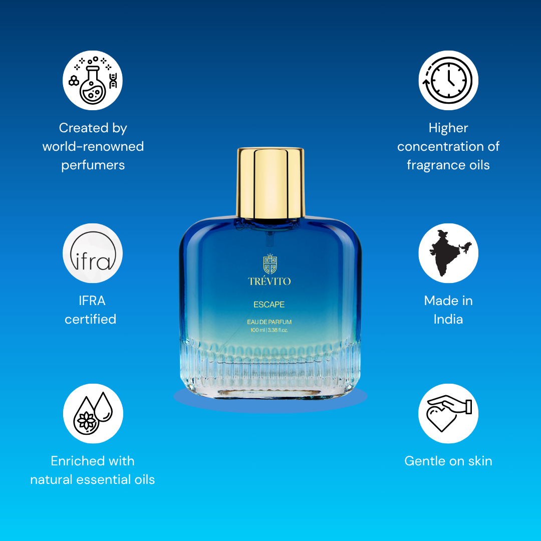 TRÉVITO Escape Perfume For Men (EDP) 100ml