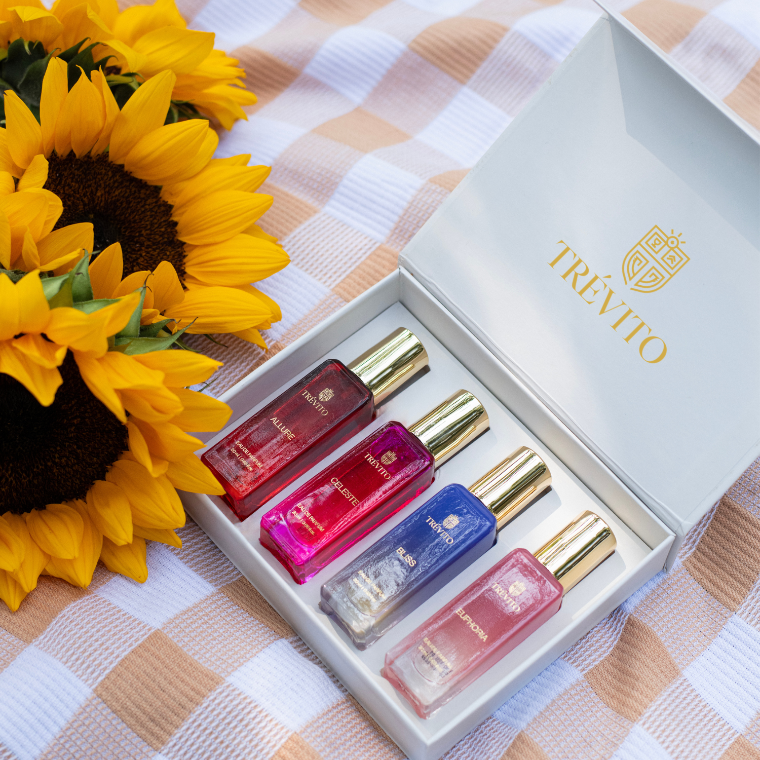 TRÉVITO Luxury Perfume Gift Set for Women, 4X20ml EDP