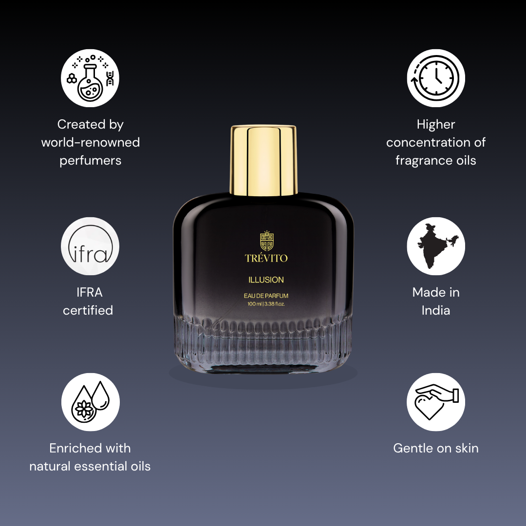 TRÉVITO Illusion  Perfume For Men (EDP) 100ml