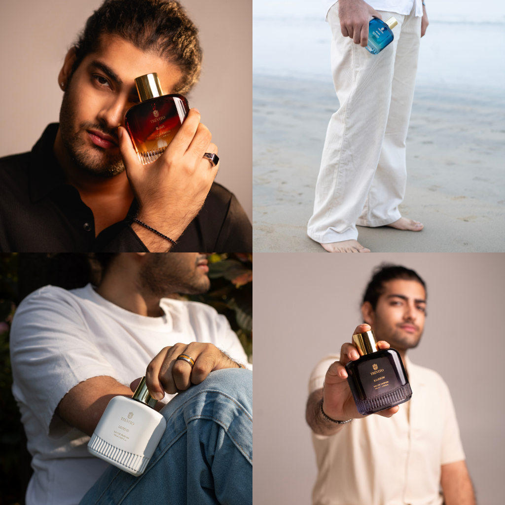 TRÉVITO Luxury Perfume Gift Set for Men, 4X20ml EDP