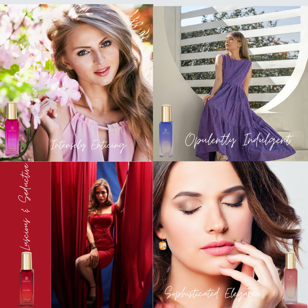 TRÉVITO Luxury Perfume Gift Set for Women, 4X20ml EDP